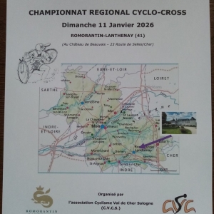 Championnat Régional de Cyclo-cross à Romorantin (Loir-et-Cher)